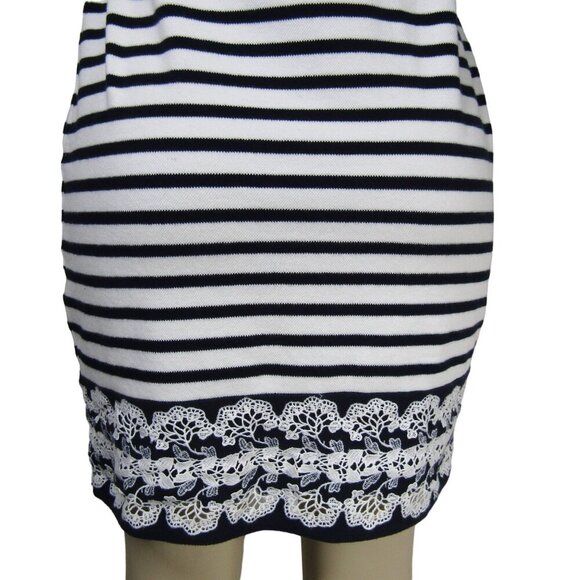 TALBOTS Stripe S Petite PREPPY Nautical Sporty Knit COASTAL Beach Classic Dress - Picture 7 of 12